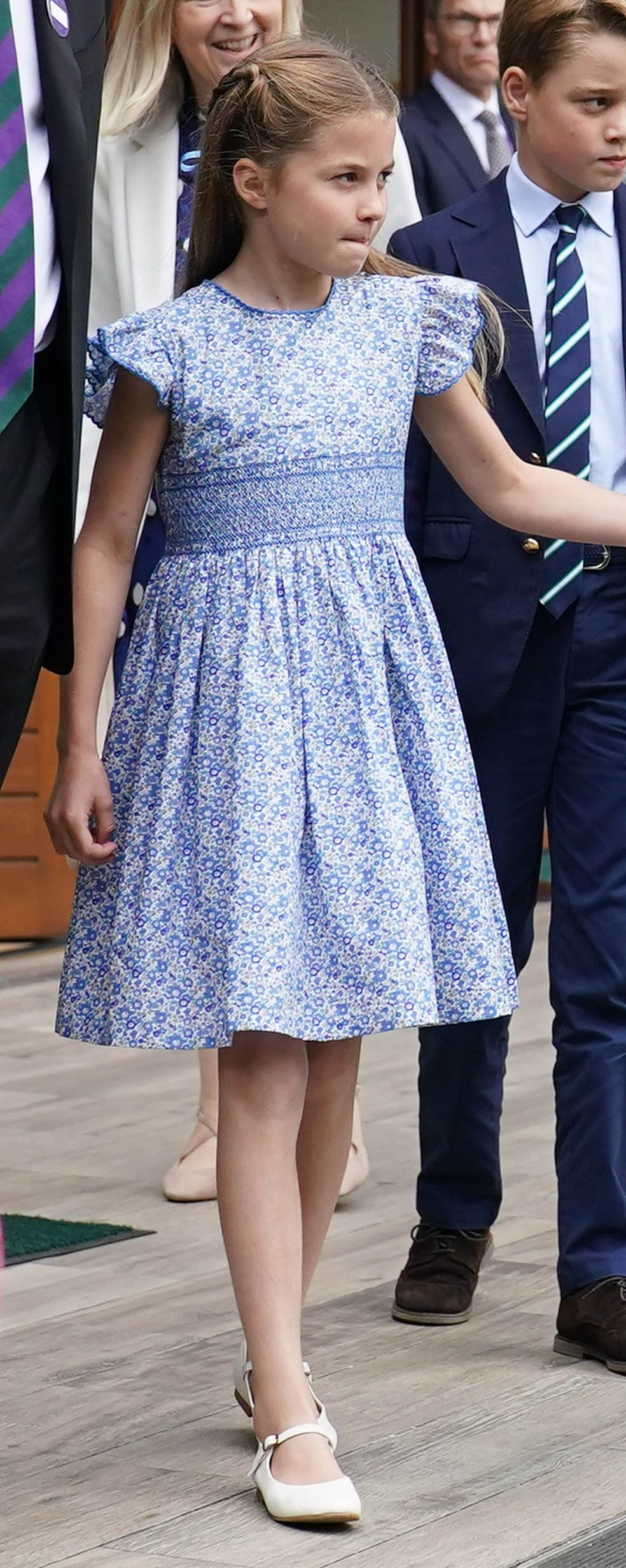 Princess Charlotte wearing Wellsilk garment
