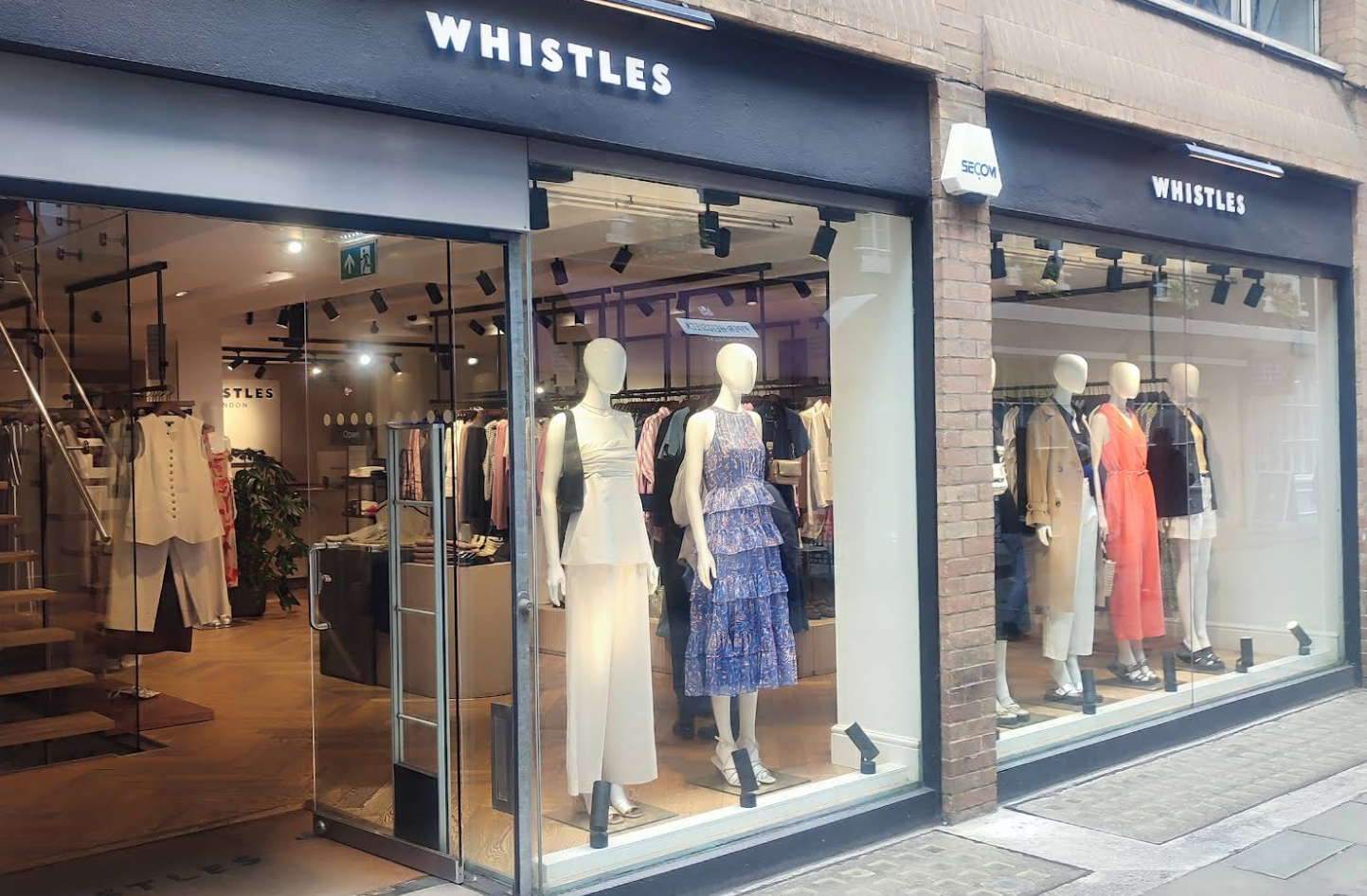 Whistles retail store